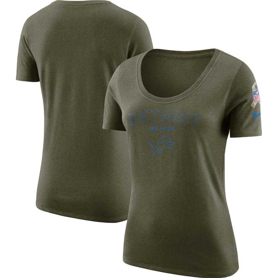 Women Detroit Lions Nike Salute to Service Legend Scoop Neck T-Shirt Olive,We sell and wholesale Women Detroit Lions Nike Salute to Service Legend Scoop Neck T-Shirt Olive on line form chian!